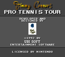 Jimmy Connors Real Pro Tennis Tour (Super Nintendo) Romhack