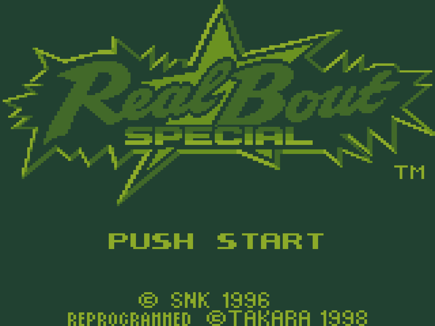 Nettou Real Bout Garou Densetsu Special Unlocker (Game Boy) Romhack