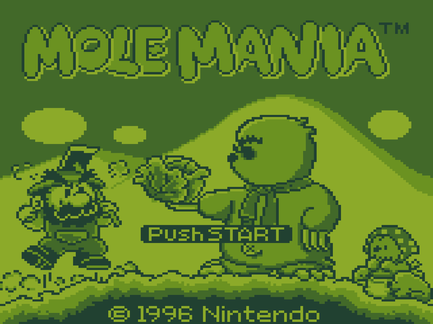 Mole Mania - Big Mama's Frame Fix (Game Boy) Romhack