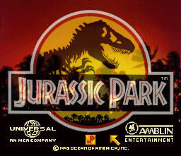 Jurassic Park (Spanish) Sram Save option (Super Nintendo) Romhack