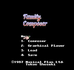 Family Composer (English Translation) Family Computer Disk System
