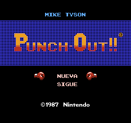 Mike Tyson's Punch-Out!! (Spanish Translation) Nintendo Entertainment System