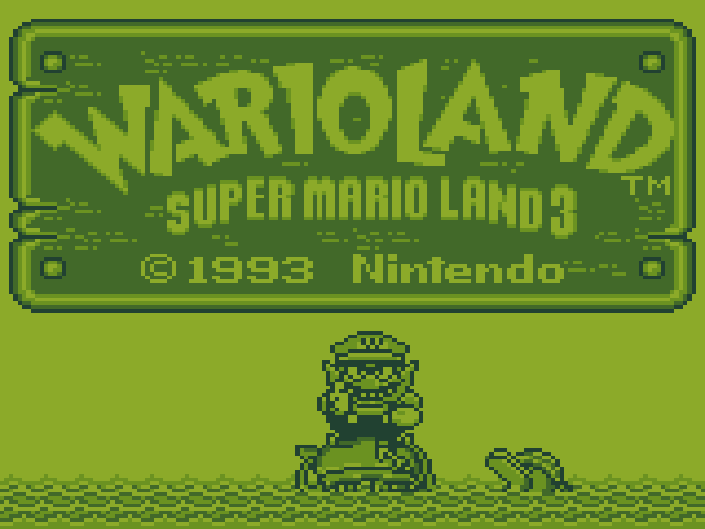 Wario Land - Parsley Woods Typo Fix (Game Boy) Romhack