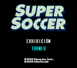 Super Soccer (Spanish Translation) Super Nintendo