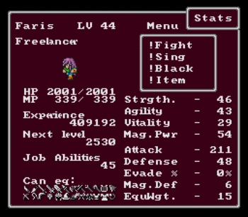 Tons of equipment icons show in Status menu